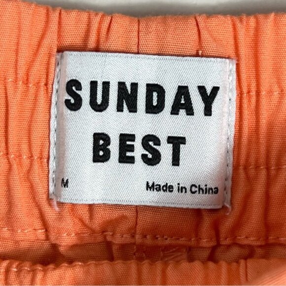 Aritzia Sunday Best Eva 5" Short In Sunny Apricot Size Medium Mid-rise pull-on - Picture 5 of 11